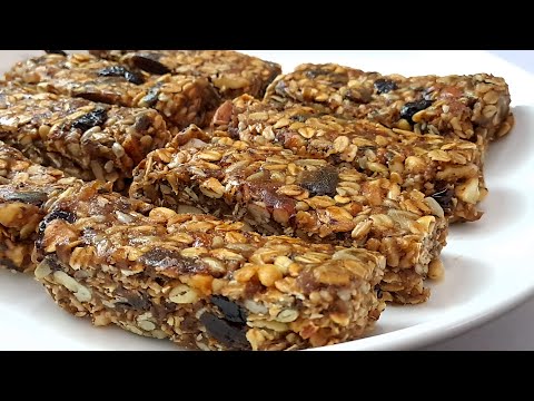 Protein bars: recipe for homemade protein bar (Energy bars, Nutrition bars)