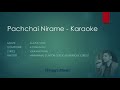 Pachchai Nirame Karaoke With Tamil English Lyrics