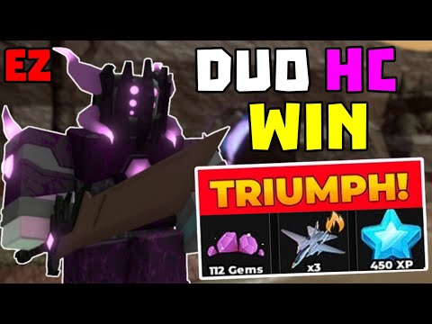 DUO Hardcore Triumph with Accelerator + Full Guide | TDS Tower Defense Simulator