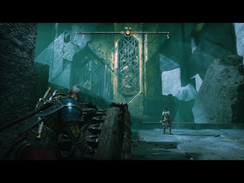 God of War Ragnarok - Helheim rotating disc door puzzle solution