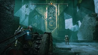 God of War Ragnarok - Helheim rotating disc door puzzle solution