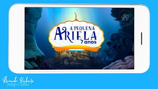 Vídeo de Convite Animado A Pequena Sereia