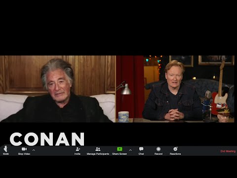 艾爾-帕西諾意外地放大到CONAN - CONAN在TBS的 (Al Pacino Accidentally Zooms Into CONAN - CONAN on TBS)