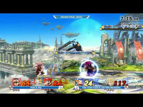 Blacktwins & Chrim Foish vs Poke & Ally - TCU2016 - WiiU Doubles GFs