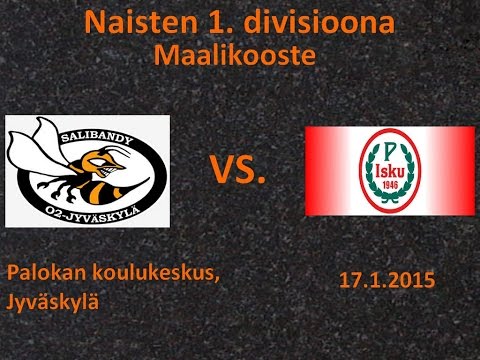 Naisten 1. divisioona: O2-Jkl - PisKu, 17.1.2015