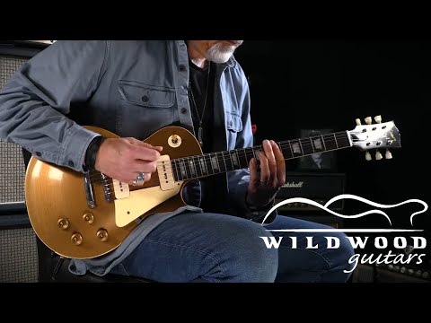 Gibson Custom Shop Wildwood Spec Murphy Lab 1956 Les Paul Goldtop Reissue Light Aged image 20