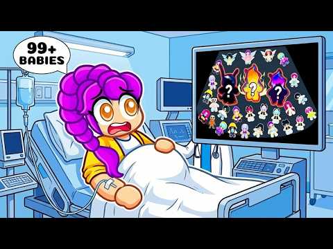 RUMI GOT SURPRISED WITH 99+ BABIES IN ROBLOX!! | Kpop Demon Hunters