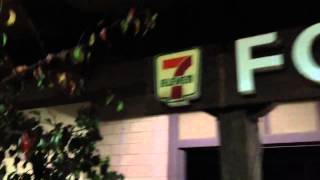 HORRIBLE window display at 7 Eleven