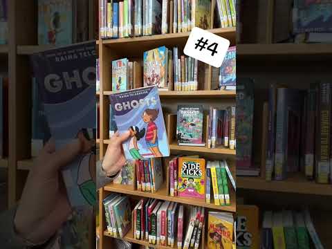 These are the most popular graphic novels in our middle school library! #books #favorite #bookish