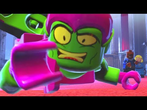 LEGO Marvel Super Heroes Walkthrough Part 9 - Fantastic Four Vs. Green Goblin