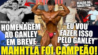 MAHHTLA É CAMPEÃO E HOMENAGEM AO GANLEY NO SHOW PRINCIPAL SERÁ FEITA EM BREVE! ENTENDA A SITUAÇÃO
