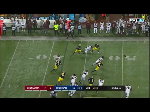 Khaleke Hudson Forces Minnesota Fumble
