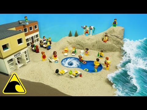 Tsunami Hits 5 Star Hotel – Flood Dam Breach Experiment