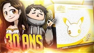 POKEMON | OUVERTURE 30ANS POKEMON 🎂🥳 | ET DE 4 !!! 🎁🎉 OPENING TCG