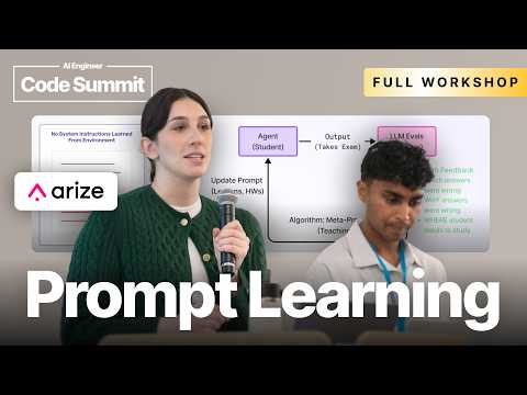 Build a Prompt Learning Loop - SallyAnn DeLucia & Fuad Ali, Arize