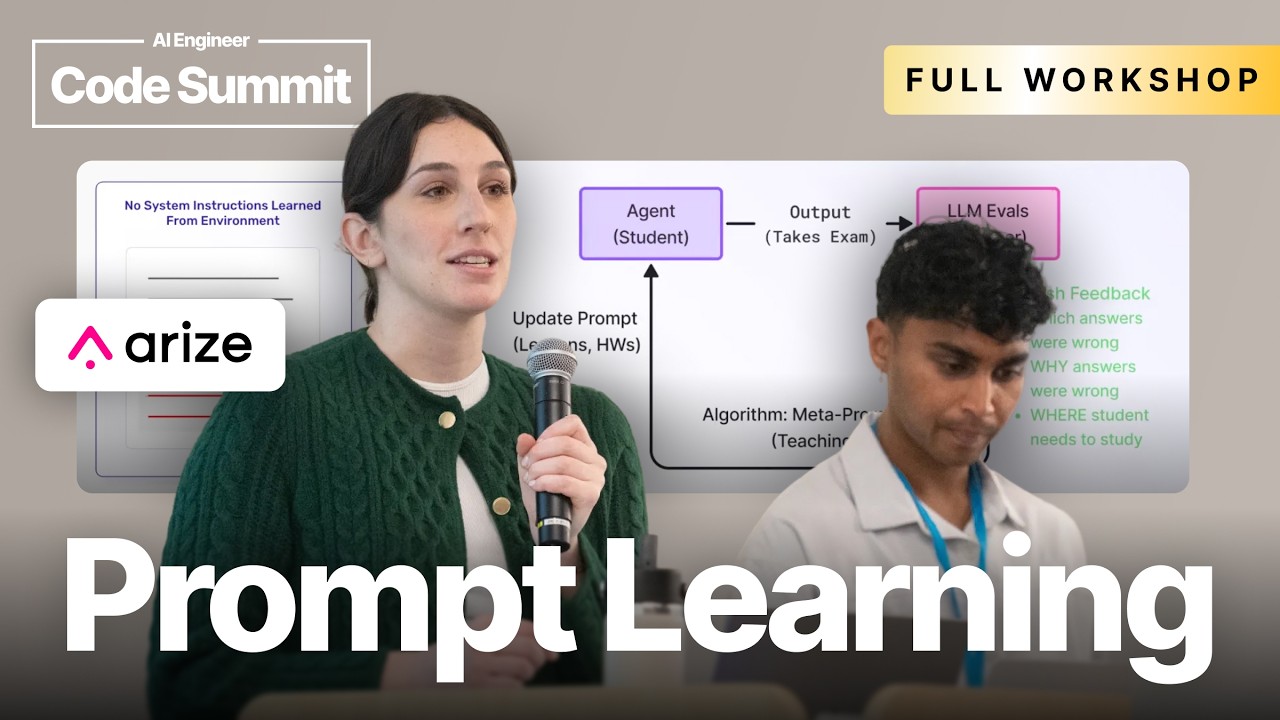 Build a Prompt Learning Loop - SallyAnn DeLucia & Fuad Ali, Arize