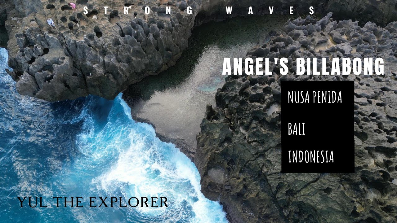 Experience the mesmerizing bird's-eye view of Angel's Billabong!