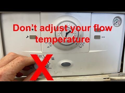 Don't adjust your  heating flow temperature until you have watched this video. #saveenergy