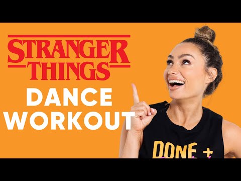 20 Min Stranger Things Themed Dance Workout! 80s Mix | 1800 Steps | Gina B