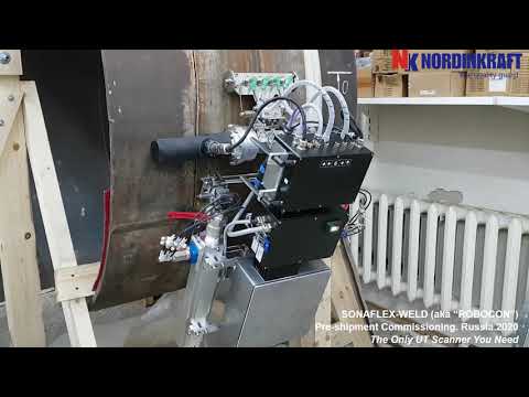 ROBOCON.  For ultrasonic test of circumferential weld ( phased array + TOFD )