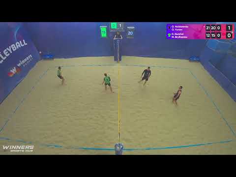 22:10 O.Haidarenko / O.Yurtov - D.Hurshal / M.Brylliantov |Winners Beach Volleyball