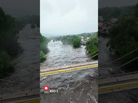 Impresionante crecida de los ríos serranos en Córdoba tras las intensas lluvias