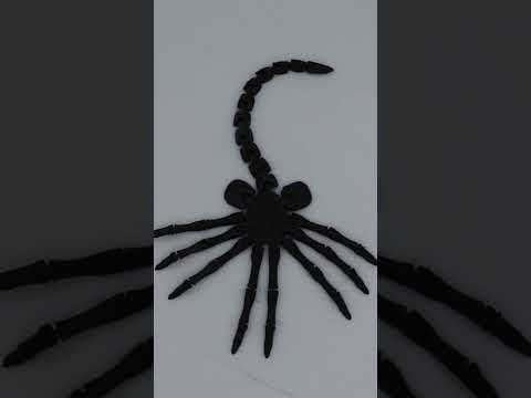 Articulated Face Hugger 3D Print #shorts