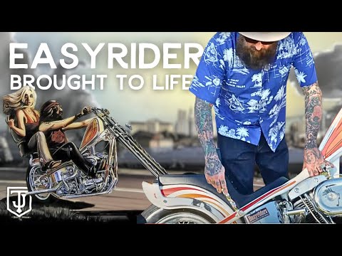 Easyrider David Mann's Harley Brought To Life by Jason Wilson - Chopperfest 2024