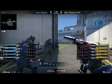 CS GO POV Demo poizon Faceit 5V5 PREMIUM (27-12) (de_nuke)