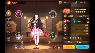 Nezuko Sunshine Gameplay - Demon Legend Fury I Voyage Demon Hunter @animappz#nezukosunshine