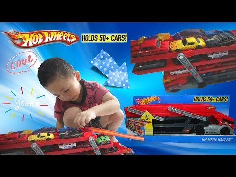 UNBOXING HOT WHEELS | HW MEGA HAULER | KIDS PLAY TIME | Playing a lot of Hotwheels | TOYS REVIEW Video