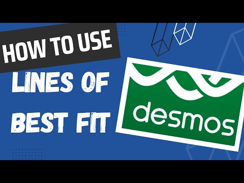 Lines of Best Fit using Desmos