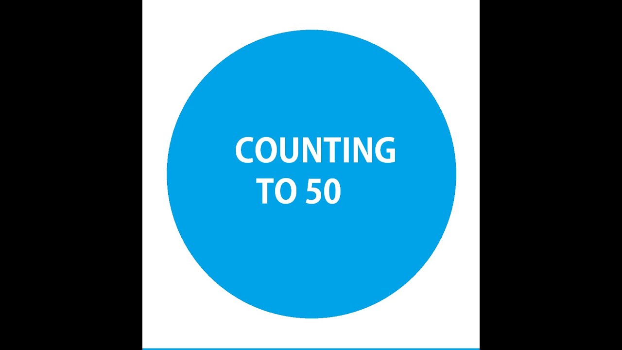 Counting to 50 EYFS And Year 1 National Curriculum