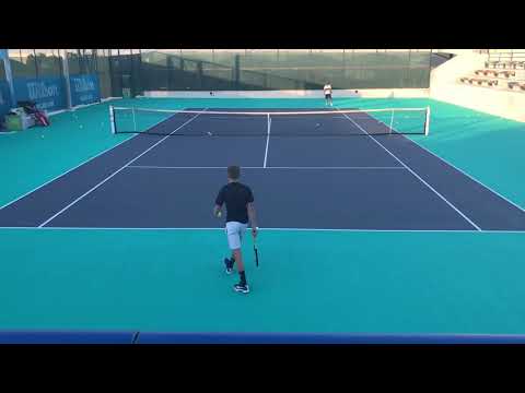 College Tennis Recruit Video USA OverBoarder - Maxim Bigno