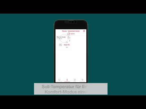 Heizstab IHC – Anleitung: Bedienung mit Zehnder Connect-App