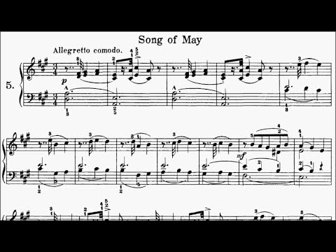 Heller 25 Studies Op.45 No.5 Song of May Sheet Music