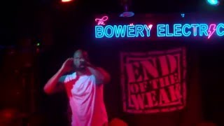 Homeboy Sandman "God" (Live @ End Of The Weak, Bowery Electric, New York City, New York)