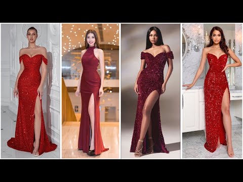 LONG RED DRESSES LOOK RADIANT AND CONFIDENT #reddresses #fashion #fashiontrends #fashionstyle