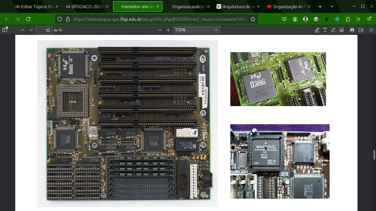 SPOOACO - Organização e Arquitetura de Computadores - Aula 8