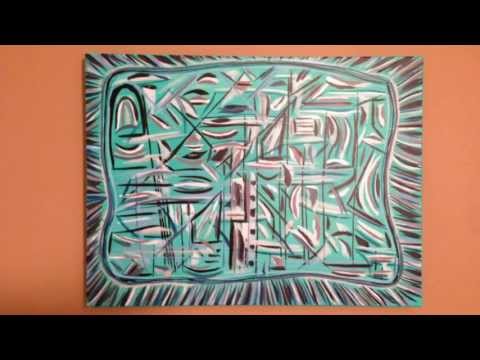 Time Lapse - Unique Acrylic Painting - "No Direction" by GEEB