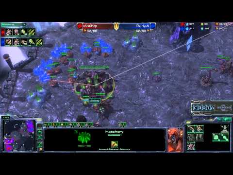 xSix Sleep (Z) vs TSL Hyun (Z) - G3 - StarCraft 2 - SC1683