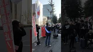 財務省解体デモ(主催者演説の一部)観覧展望の一部