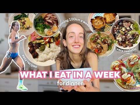 Was ich als D1-College-Athlet in einer Woche zum Abendessen esse
