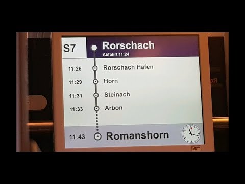 Alle Ansagen S7 Rorschach-Romanshorn