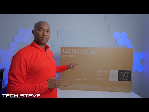 2022 LG NANO75 UQA 4K TV Unboxing