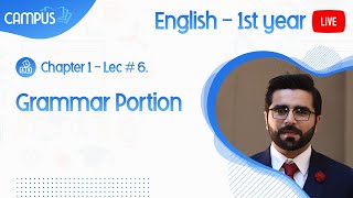 11th Class English Grammar Portion 1st year