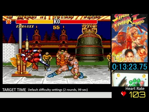 GENESIS Street Fighter II Turbo Hyper Fighting ZANGIEF TEST SPEEDRUN  13:24