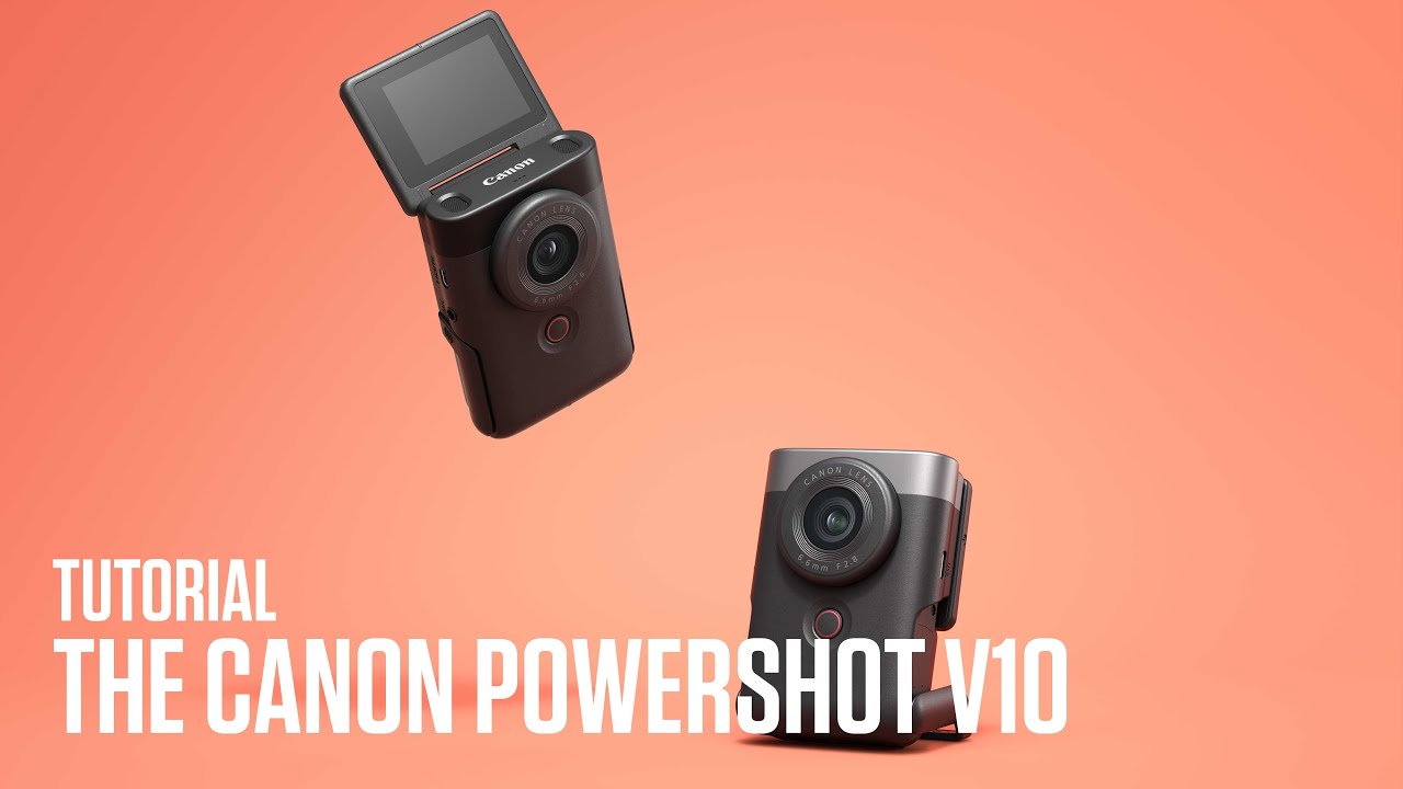 Canon PowerShot V10 Advanced Vlogging Kit strieborný