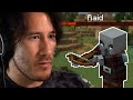 Gamers Reaction To First Seeing A Raid In Minecraft