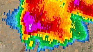 2019 Dora, New Mexico Supercell Radar Loop
